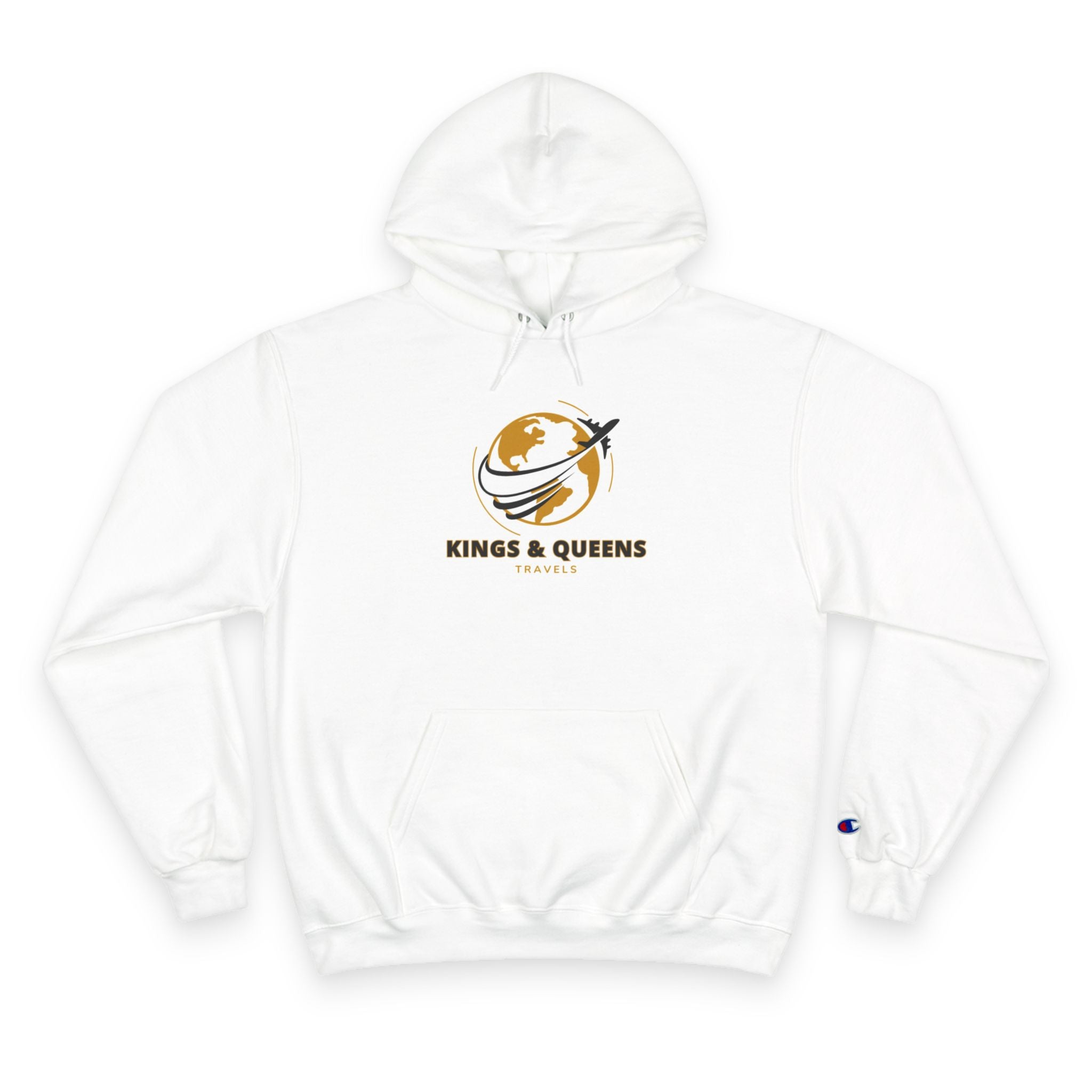 Kings & Queens Graphic Hoodie, Champion Streetwear, Unisex Casual Sweatshirt, Gift for Travelers, Cozy Fashion Layering