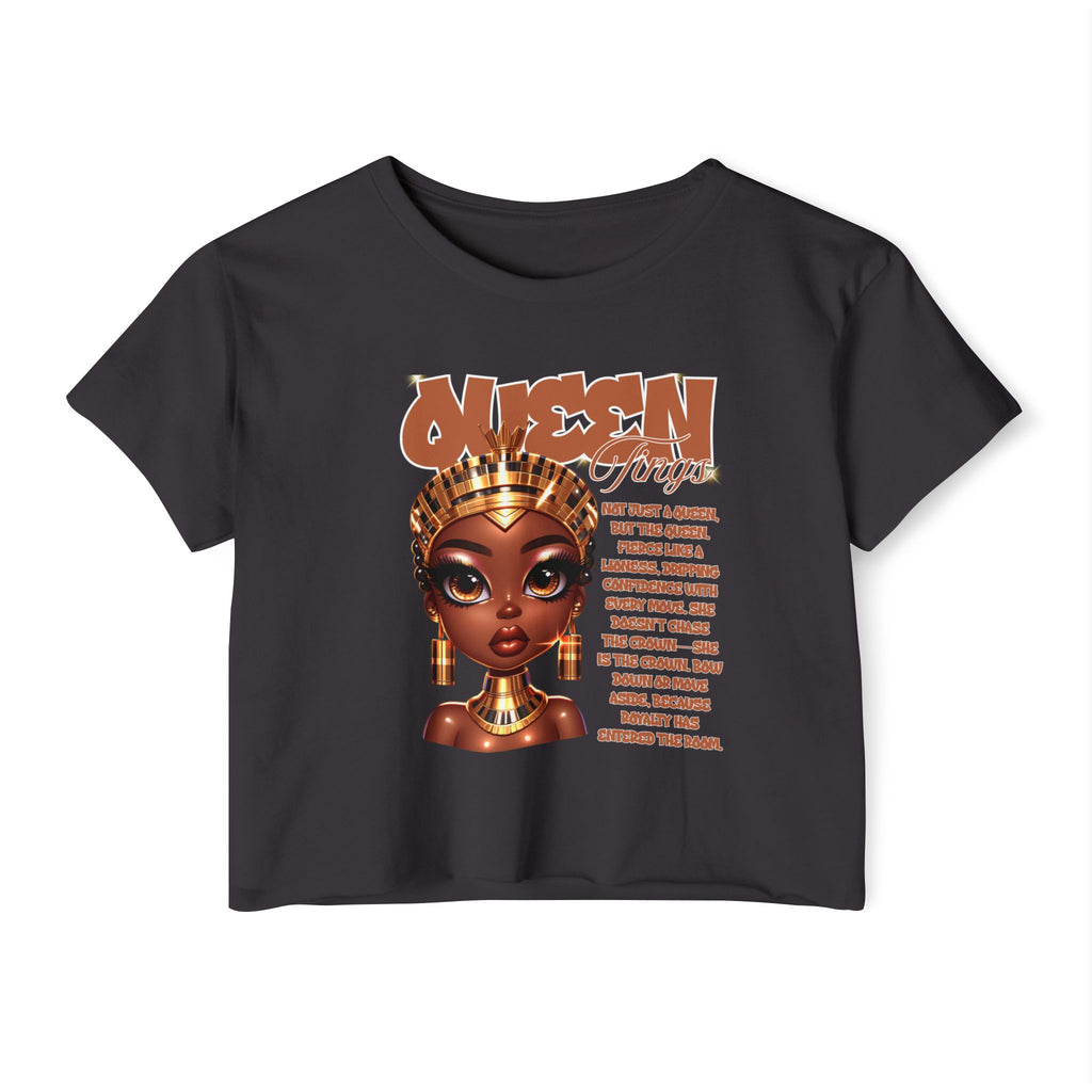 Crop Top Queen Tings Women's Festival Top