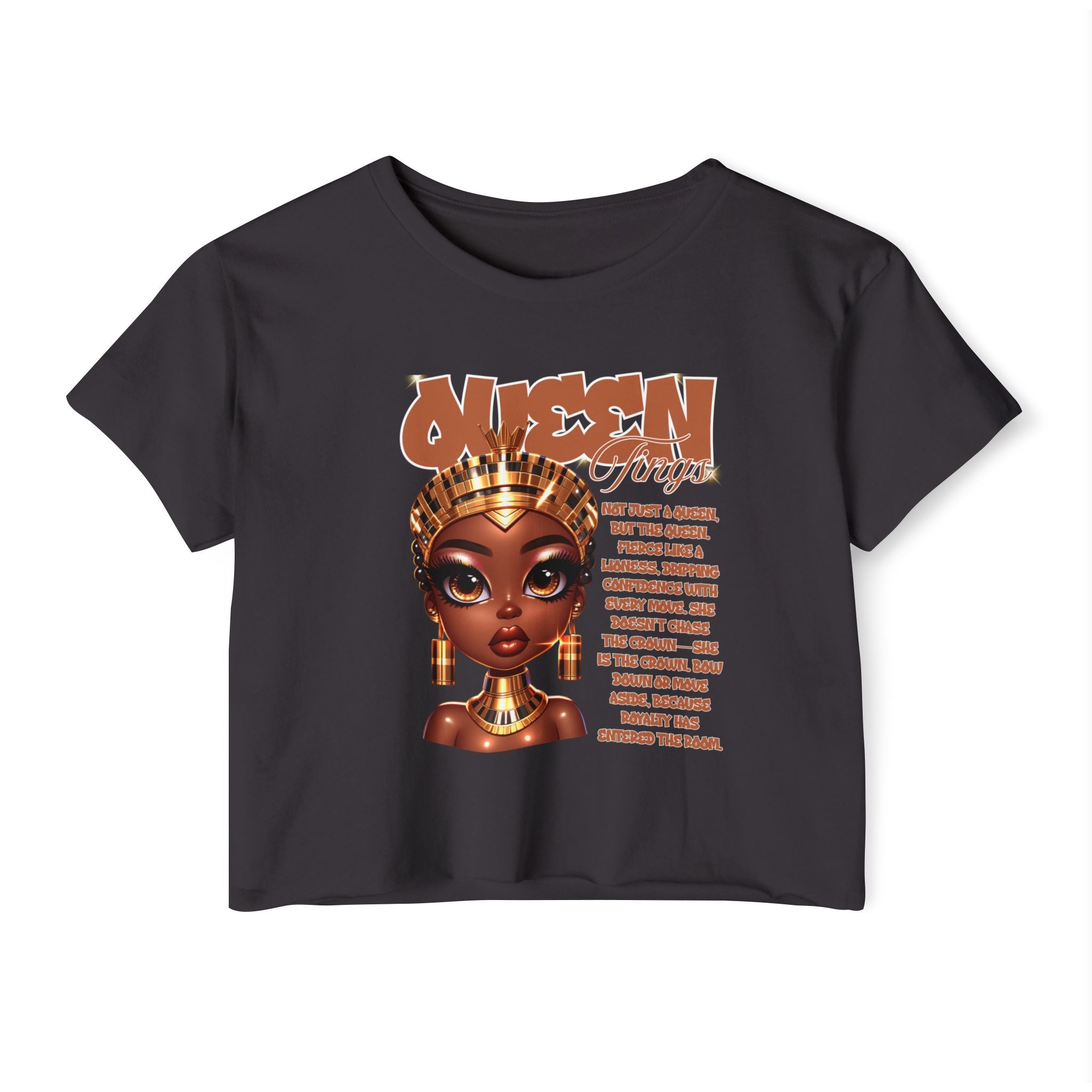 Crop Top Queen Tings Women's Festival Top